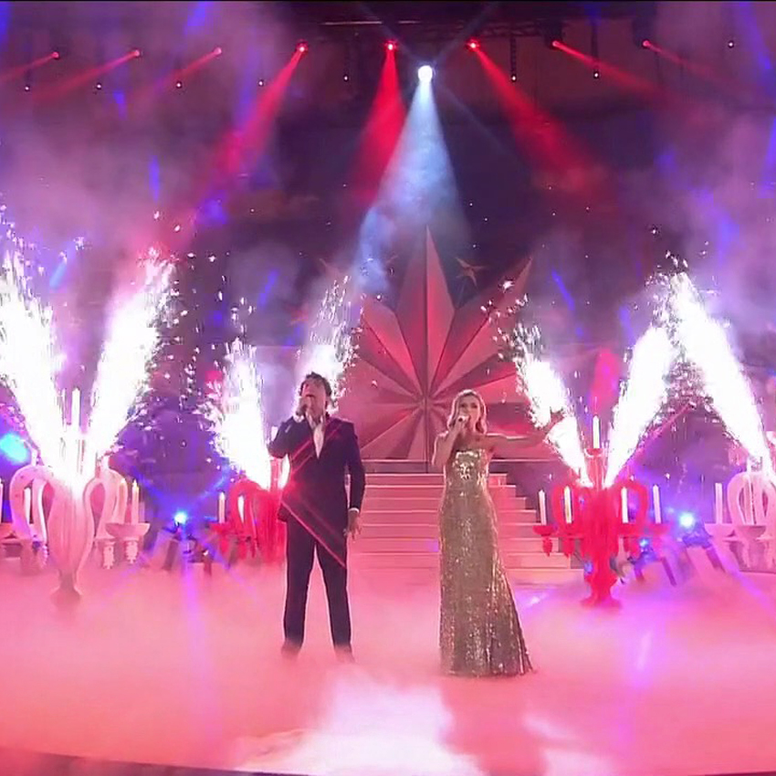 Laszlo Und Katherine Jenkins Singen Bei Der Ard Orf Musikshow Adventsfest Der 100 000 Lichter Laszlo Tenor laszlo